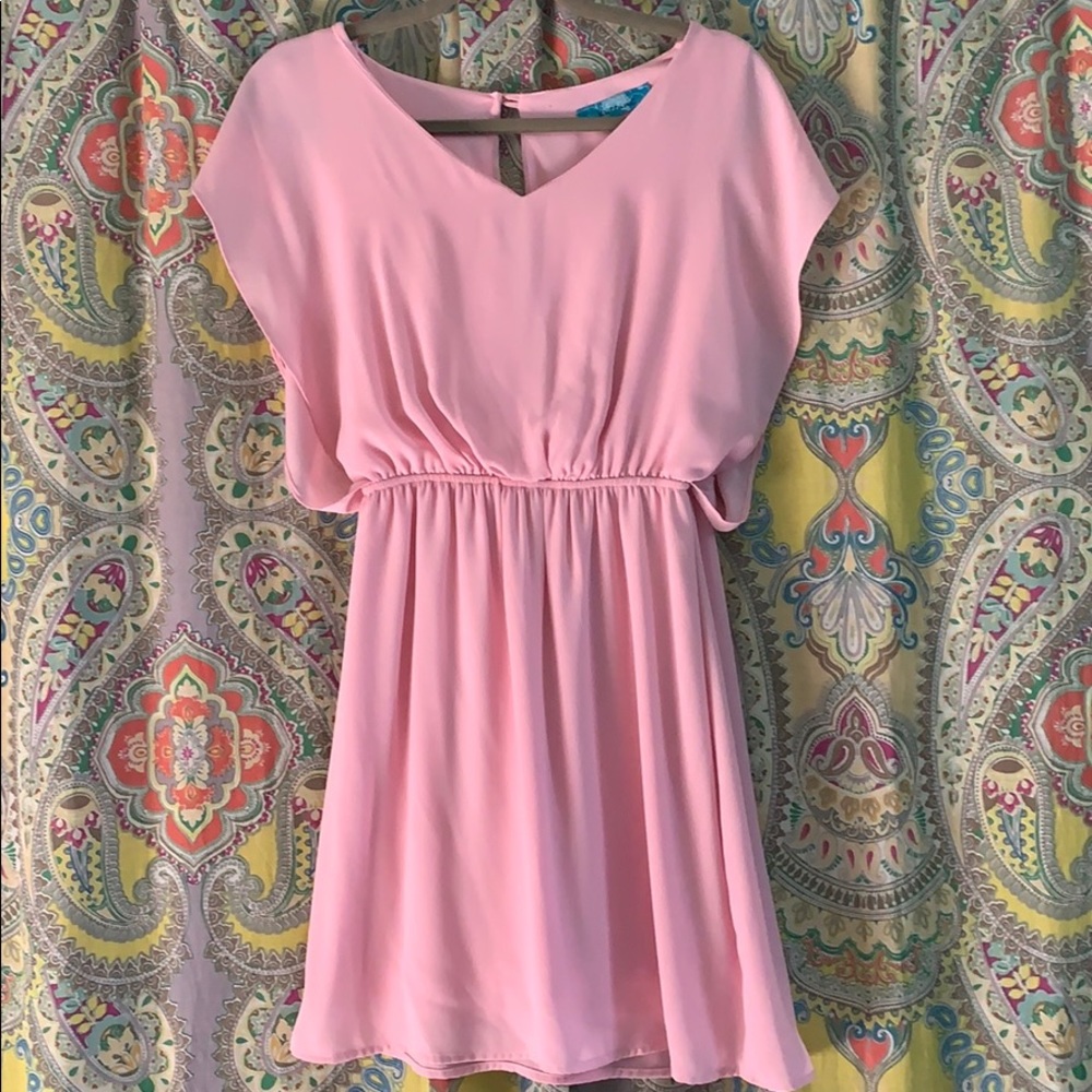 Simple pink dress